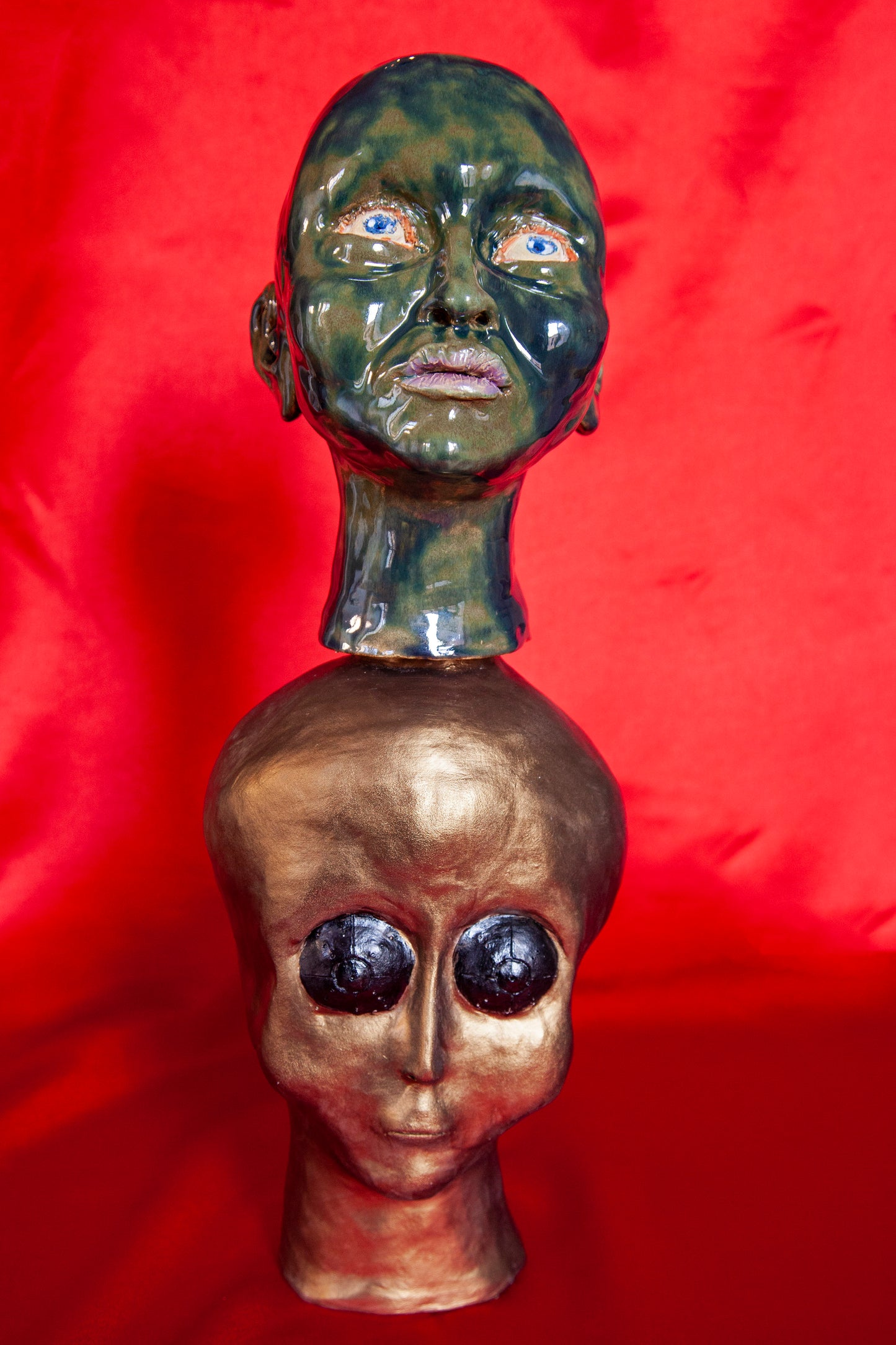 Ceramic sculpture "Who am I?