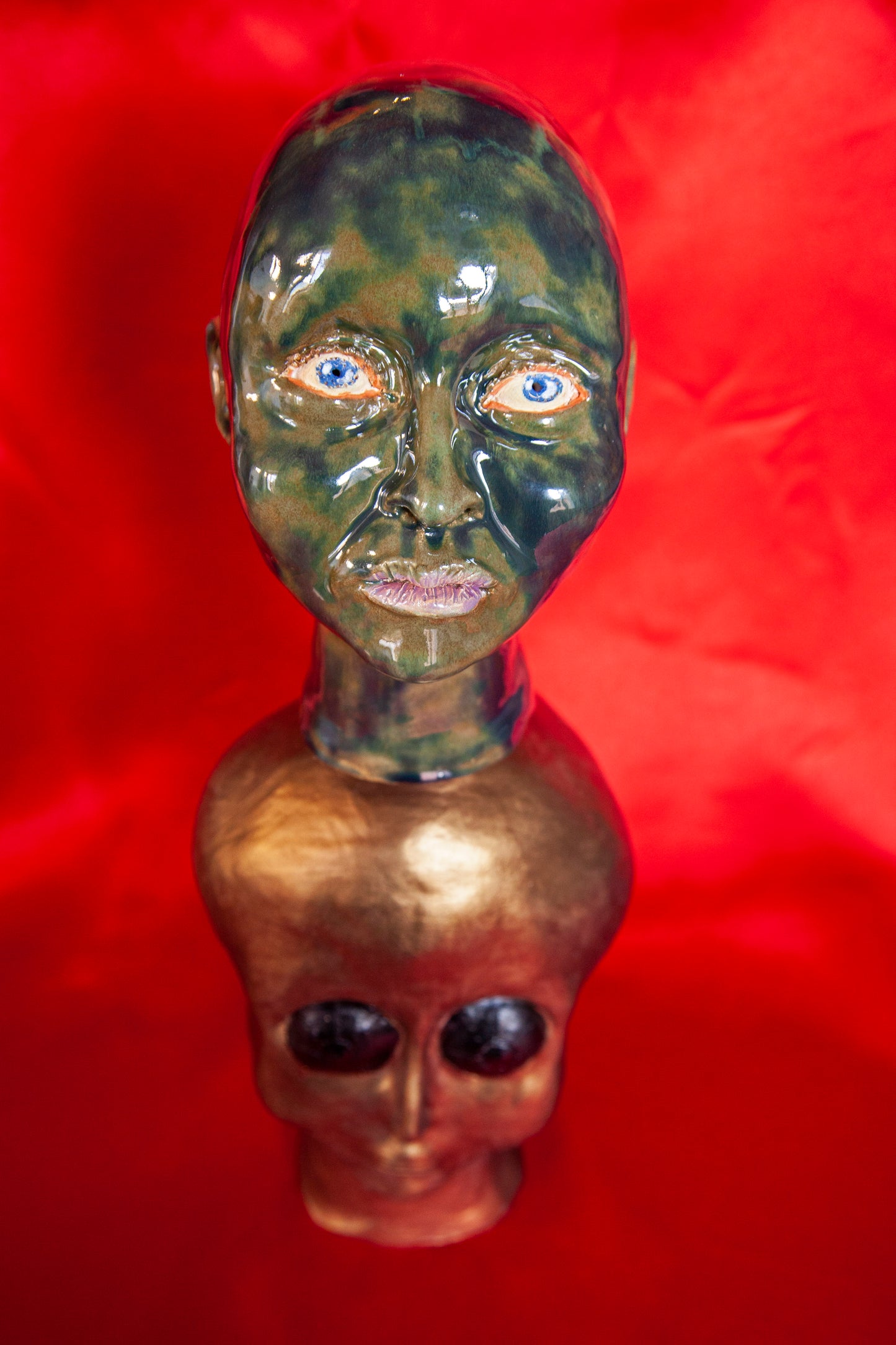 Ceramic sculpture "Who am I?