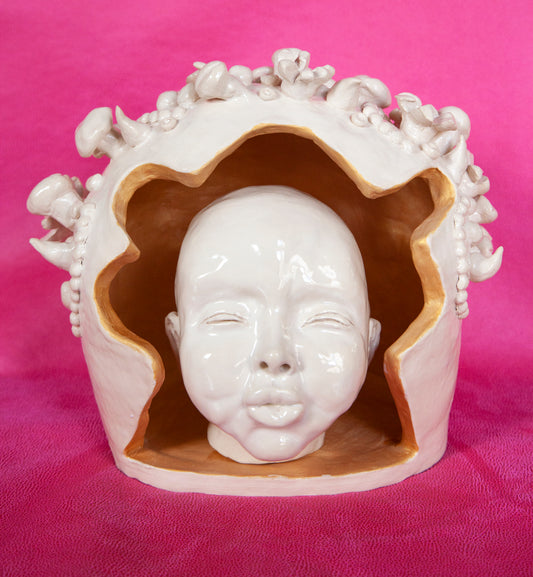 The Kiss - ceramic sculpture
