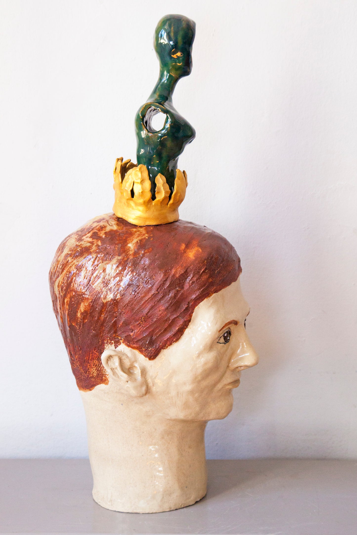 King - ceramic sculture