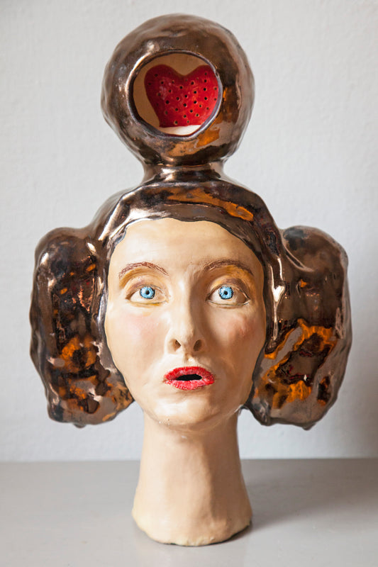 The Thinker - ceramic sculpture
