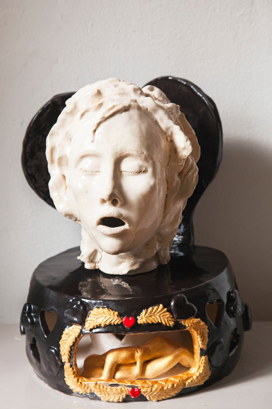 Eros - ceramic sculpture